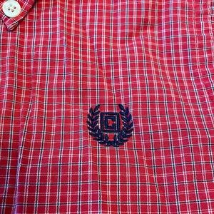 Chaps short sleeve button up